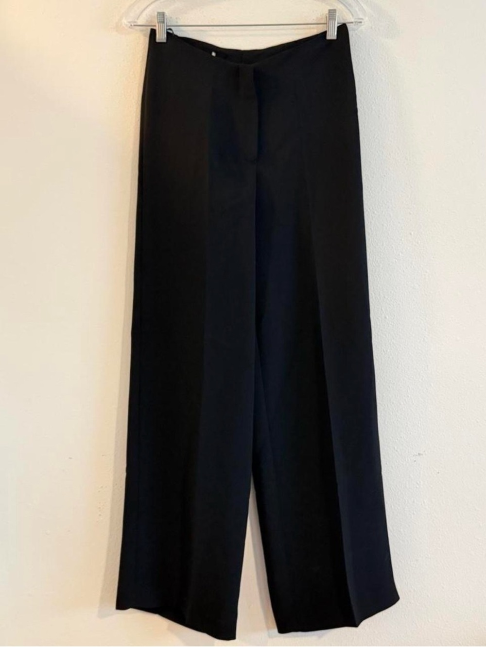 Jil Sander Black High-Waist Tailored Trousers